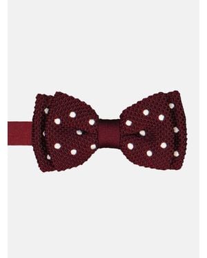 Gutteridge Corbata De Punto, Talla - Rojo