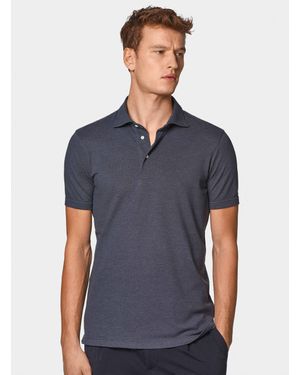 Gutteridge Gt01 Stretch-Pique-Poloshirt - Blau