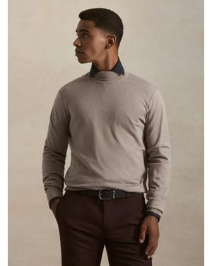 Gutteridge Jersey De Cuello Alto En Algodón Y Cachemira - Neutro