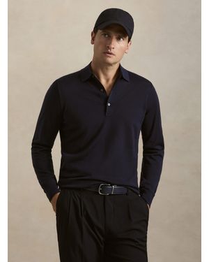 Gutteridge Polo De Punto De Lana Merina Extrafina - Negro