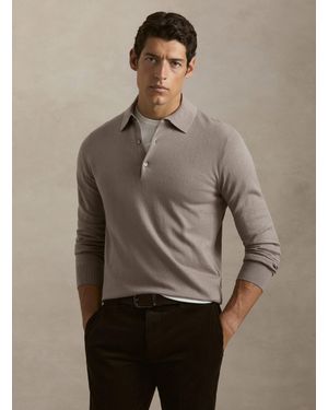 Gutteridge Polo De Punto En Algodón Y Cachemira - Marrón