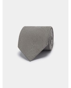 Gutteridge Krawatte Aus Wollflanell - Grau