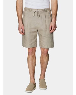 Gutteridge Bermudas De Lino Con Cordón Ajustable - Neutro