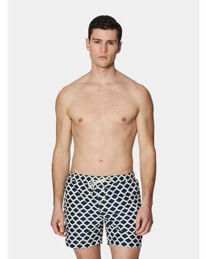 Gutteridge Badeanzug Mit Geometrischem Print - Blau