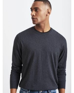 Gutteridge Pullover Mit Rundhalsausschnitt Aus Baumwolle, Seide Und Kaschmir - Blau