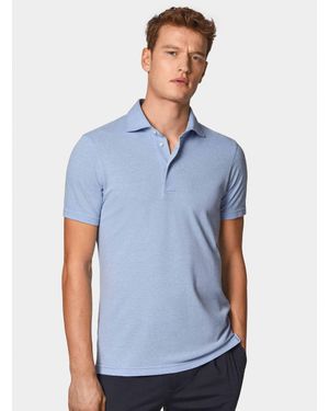 Gutteridge Gt01 Stretch-Pique-Poloshirt - Blau