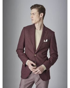 Gutteridge Jacke Aus Reiner Wolle Mit Mikrotextur - Braun
