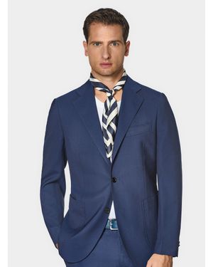 Gutteridge Cerruti Reiseanzugjacke Aus Reiner Wolle - Blau