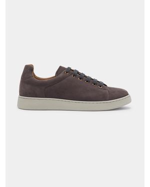 Gutteridge Nubuk-Turnschuhe - Braun