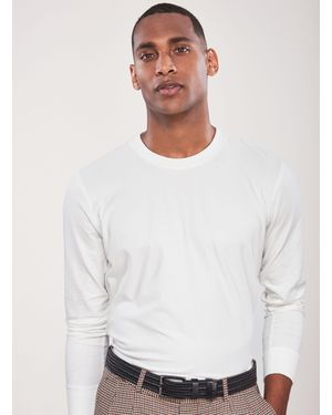Gutteridge Langärmeliges t-shirt aus stretch-baumwolle - Weiß