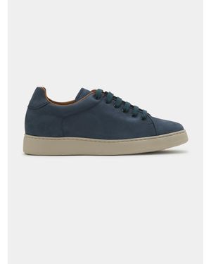 Gutteridge Turnschuhe Aus Nubukleder Mit Ultraleichter Sohle - Blau