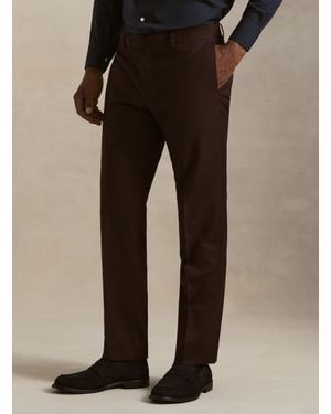 Gutteridge Pantalones De Traje De Franela - Negro