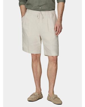 Gutteridge Bermudas De Lino Con Cordón Ajustable - Neutro