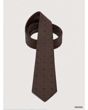 Gutteridge Corbata De Seda Jacquard Con Microestampado - Multicolor