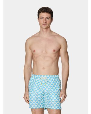 Gutteridge Badeanzug Mit Geometrischem Print - Blau