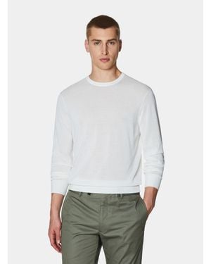 Gutteridge Rundhals-Pullover Aus Baumwolle Und Seide - Grau
