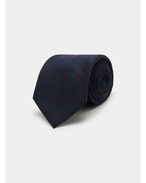 Gutteridge Krawatte Aus Seidenjacquard Mit Paisleymuster - Blau