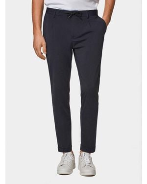 Gutteridge Pantalón Gt01 De Punto Elástico, Talla - Azul