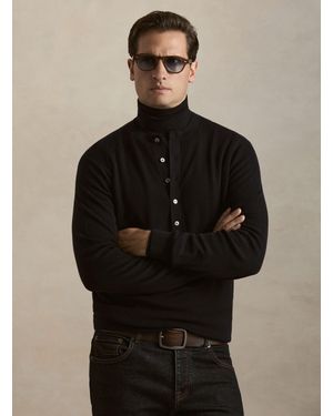 Gutteridge Tunique Serafino En Laine Côtelée - Noir