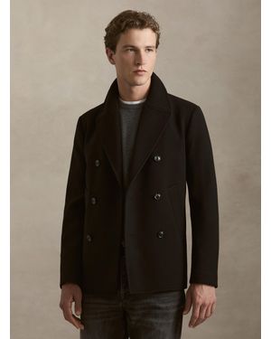 Gutteridge Einfarbiger Peacoat - Braun