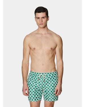 Gutteridge Bañador Con Estampado Geométrico - Verde
