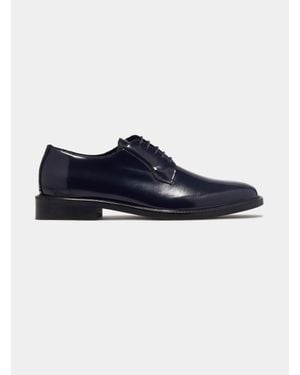 Gutteridge Derby Aus Abgeriebenem Leder - Blau