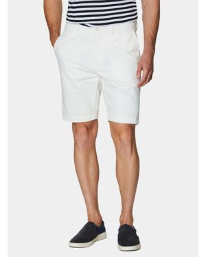Gutteridge Bermudas De Algodón Twill - Blanco