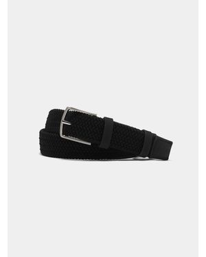 Gutteridge Cinturón Elástico De Color Liso, Talla - Negro