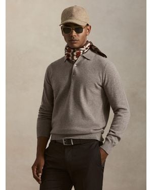 Gutteridge Polopullover Aus Wolle Und Kaschmir - Braun