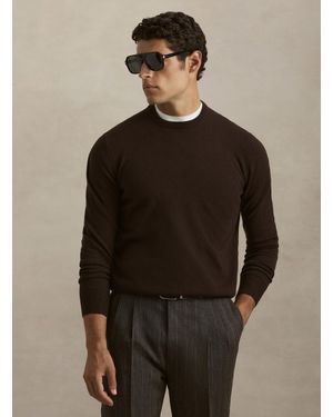 Gutteridge Rundhals-Pullover Aus Lambswool Und Kaschmir - Natur