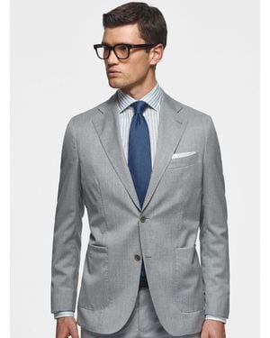 Gutteridge Jacke Aus Superfeiner Wolle Von Pure 110 - Blau
