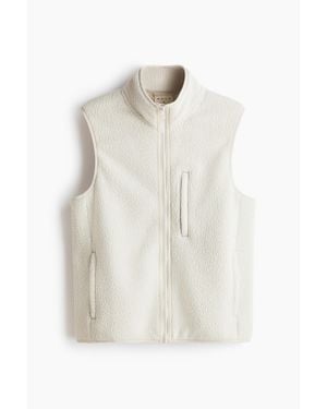 Haut Gilet H&M Taille M - Blanc - Dos Nu (Cami) - Occasion Très Bon État
