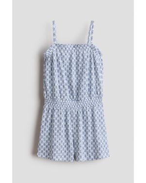 H&M Combi-Pantalon À Motif - Bleu