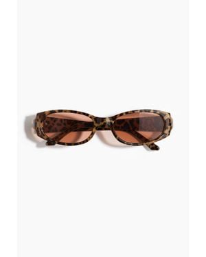 H&M Lunettes de soleil rectangulaires - Marron
