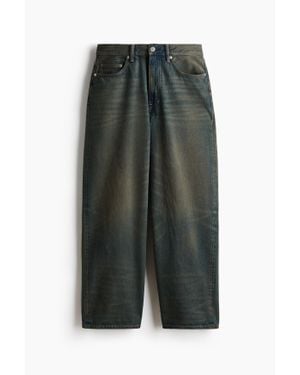 H&M Baggy Jeans - Vert