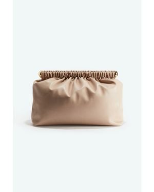 H&M Pochette En Tissu Enduit - Neutre