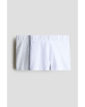 H&M Lot De 2 Shorts Cycliste En Jersey - Bleu