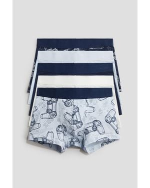 H&M Lot De 5 Boxers - Bleu