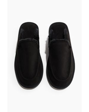 H&M Chaussons Chaudement Doublés - Noir