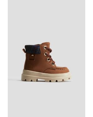 H&M Bottines Chaudement Doublées - Marron
