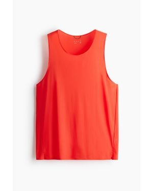 H&M Débardeur De Running Regular Fit Drymove - Rouge