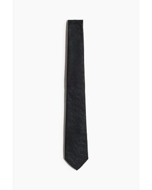 H&M Cravate à motif - Noir