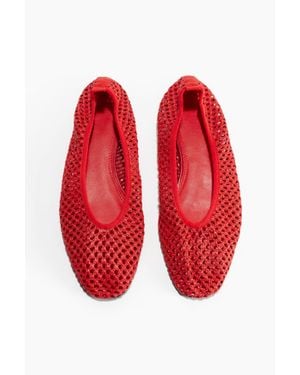 H&M Ballerines tressées - Rouge
