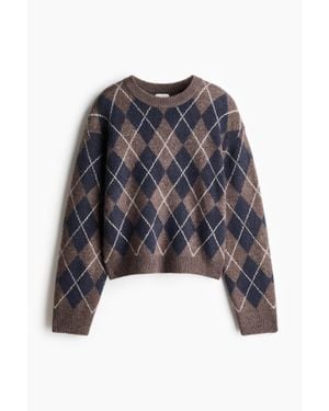 H&M Pull Oversize - Bleu