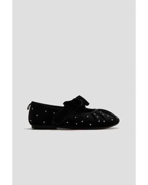 H&M Babies Cloutées En Velours Maille - Noir