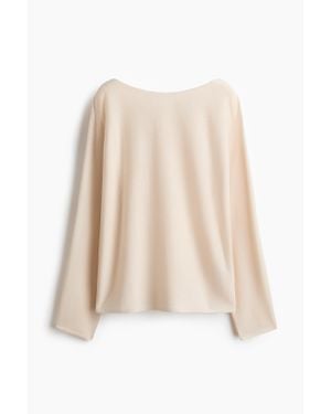 H&M Pull À Encolure Bateau - Neutre