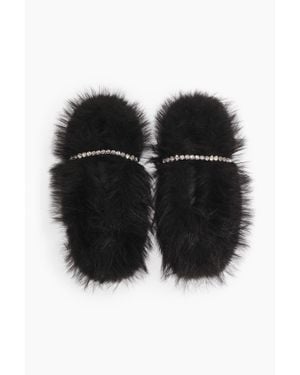 H&M Chaussons Ornementés - Noir
