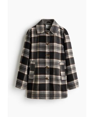 H&M Manteau oversize - Noir