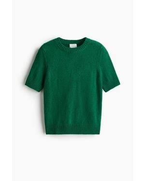 H&M Pull À Manches Courtes - Vert