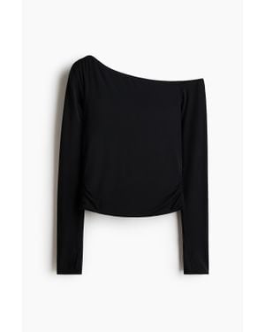 H&M Top De Sport À Manches Longues Softmove - Noir